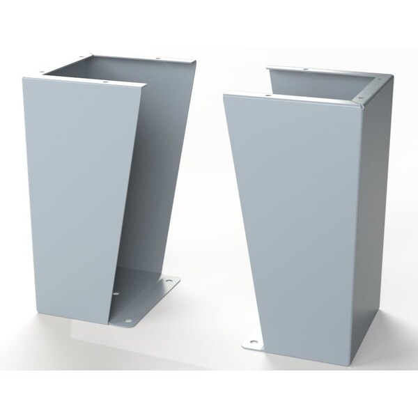 Floor Stand Kit, 18 in. H x 10 in. W x 9.12 in. L, Carbon Steel, 1 PR